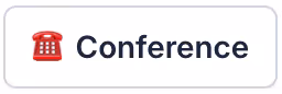 Dedicated conference button